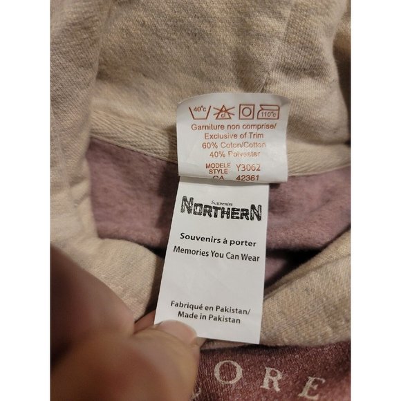 Souvenirs Northern Girls Red Pullover Hoodie Niagra Falls Size S - Picture 5 of 6